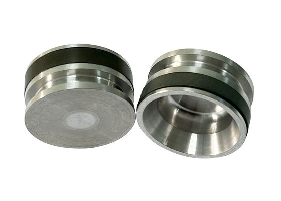 Piston a fascia con materiale a base di Fe C Cu e PTFE riempito